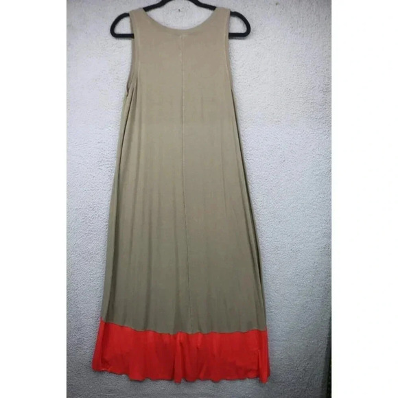 Lilla P Sleeveless High Lo Maxi Dress-Size Medium-Lagenlook-Very Soft - Picture 4 of 5